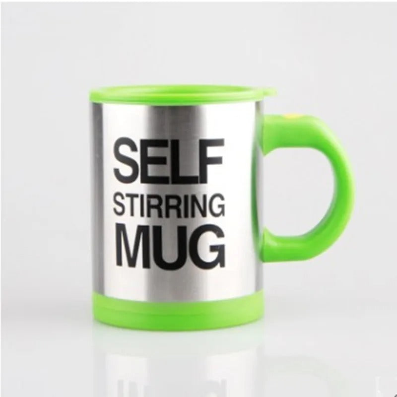 Self Stirring Electric Stainless Steel Coffee Mug | Automatic Self Mixing Cup