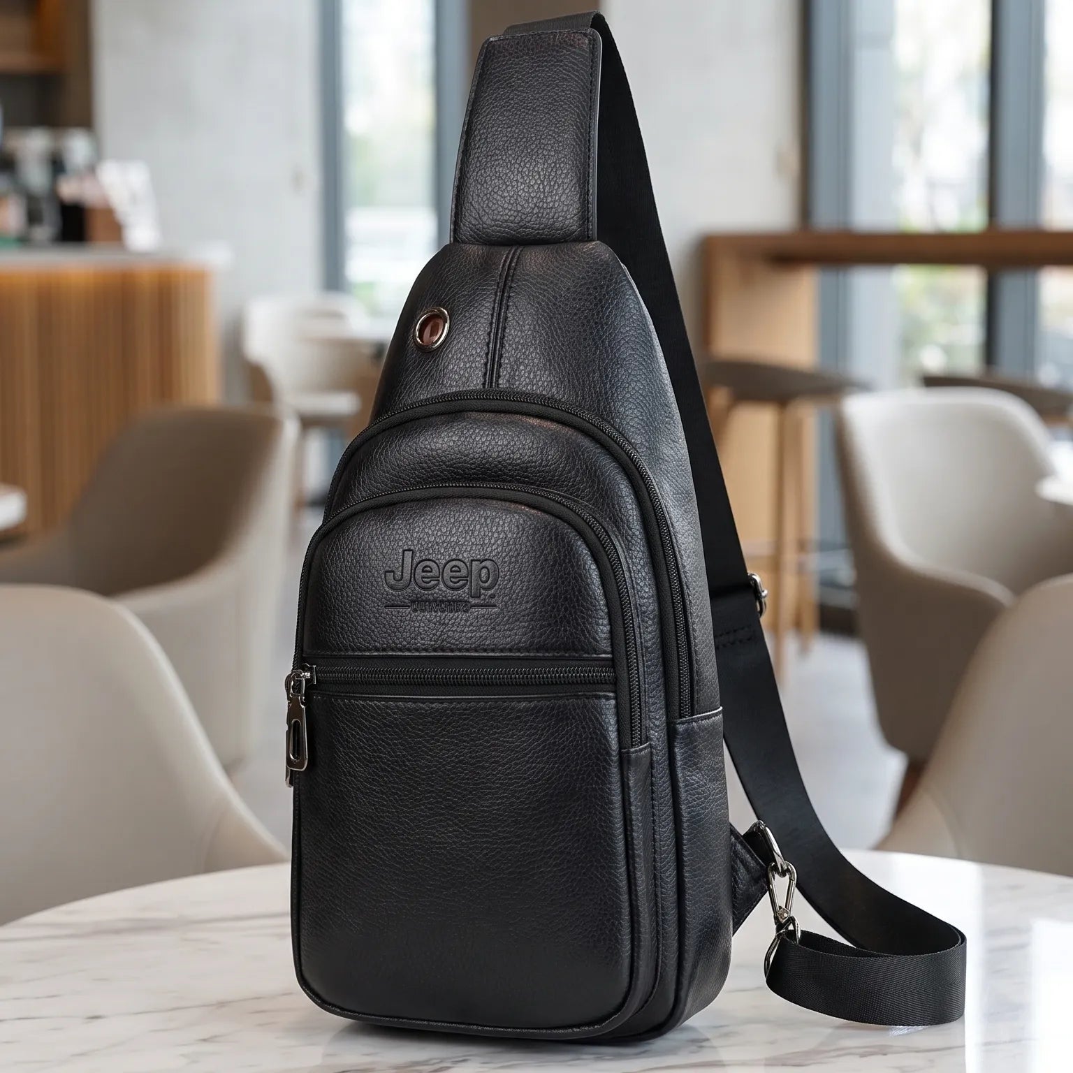 Shoulder Bag Men's Leisure Sports Bag - Jeep Cross Body Bag