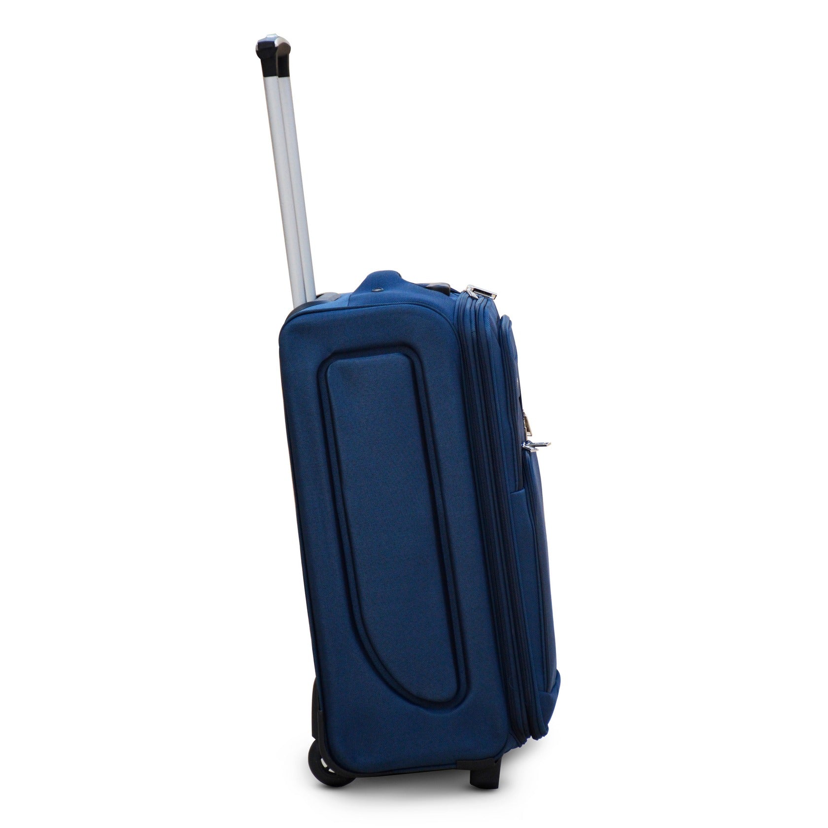 20" Blue Colour LP 2 Wheel 0161 Luggage Lightweight Soft Material Carry On Trolley Bag