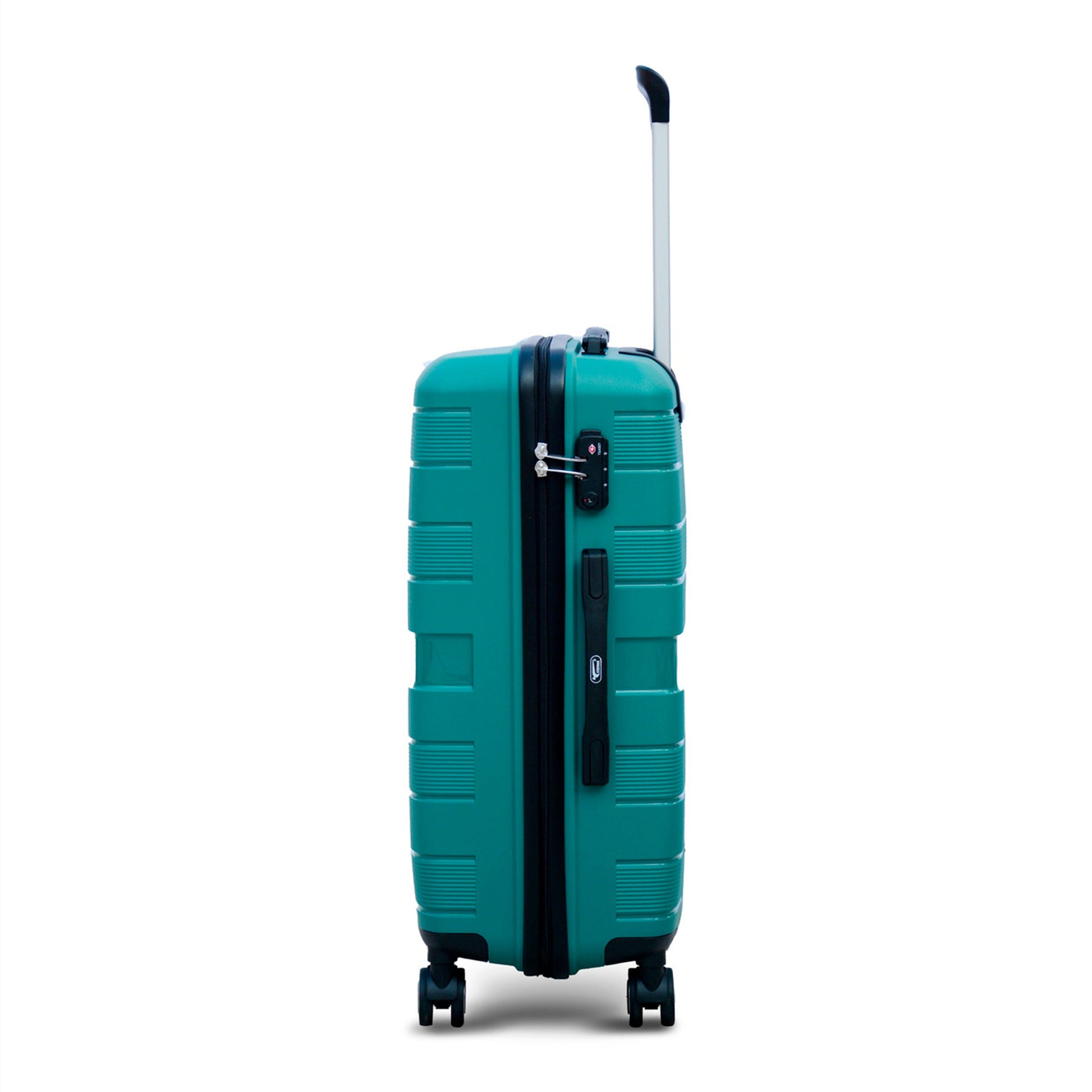 20” Paris Fashion Lightweight PP Luggage Light Green Colour | Hard case Spinner Wheel Trolley Bag zaappy.com