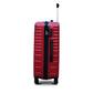 24" Red Colour SJ ABS Luggage Lightweight Hard Case Trolley Bag Zaappy.com