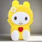 Silica Gel Cute Bear Phone Bag For Girls | Mini Cross Body Shoulder Bag Zaappy