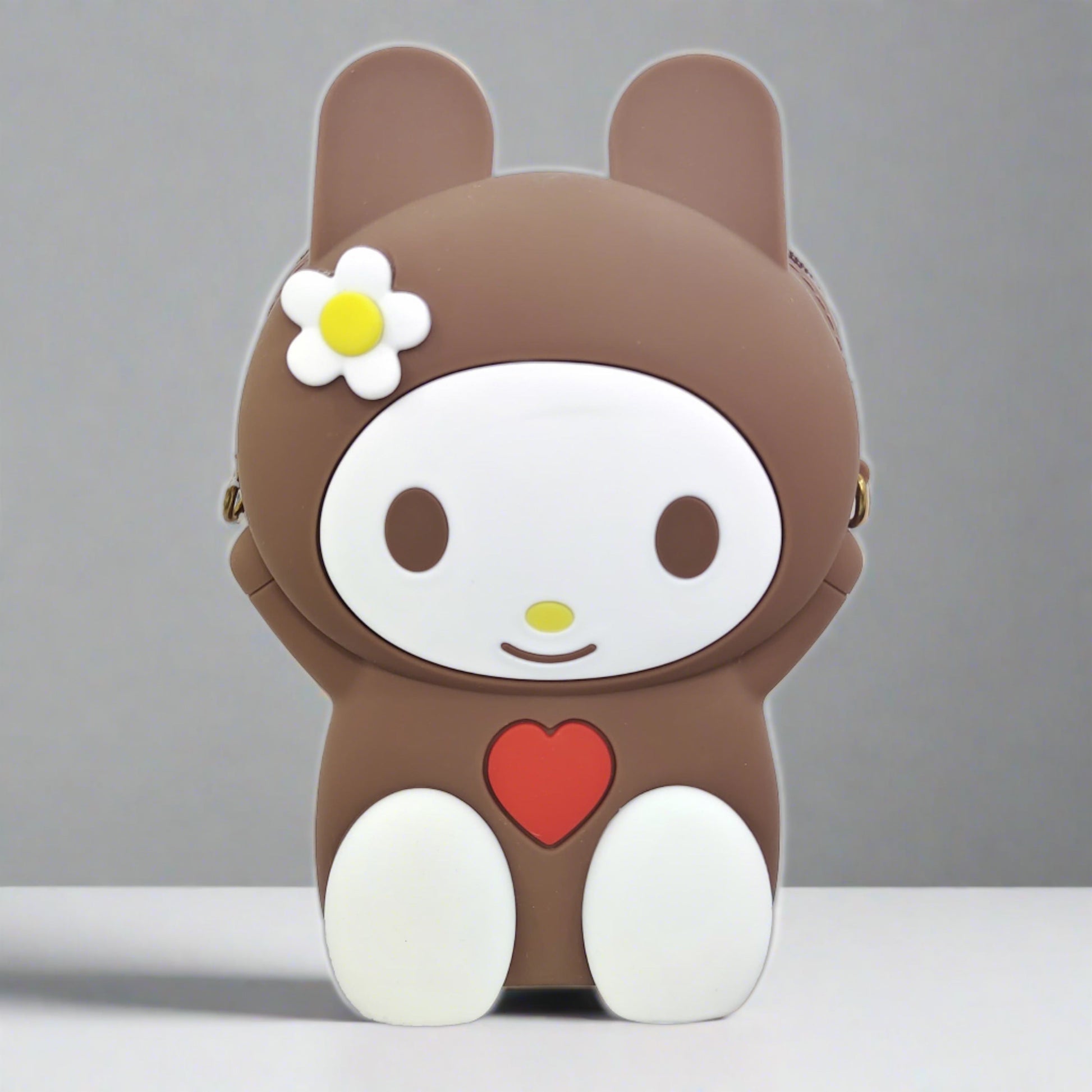 Silica Gel Cute Bear Phone Bag For Girls | Mini Cross Body Shoulder Bag Zaappy