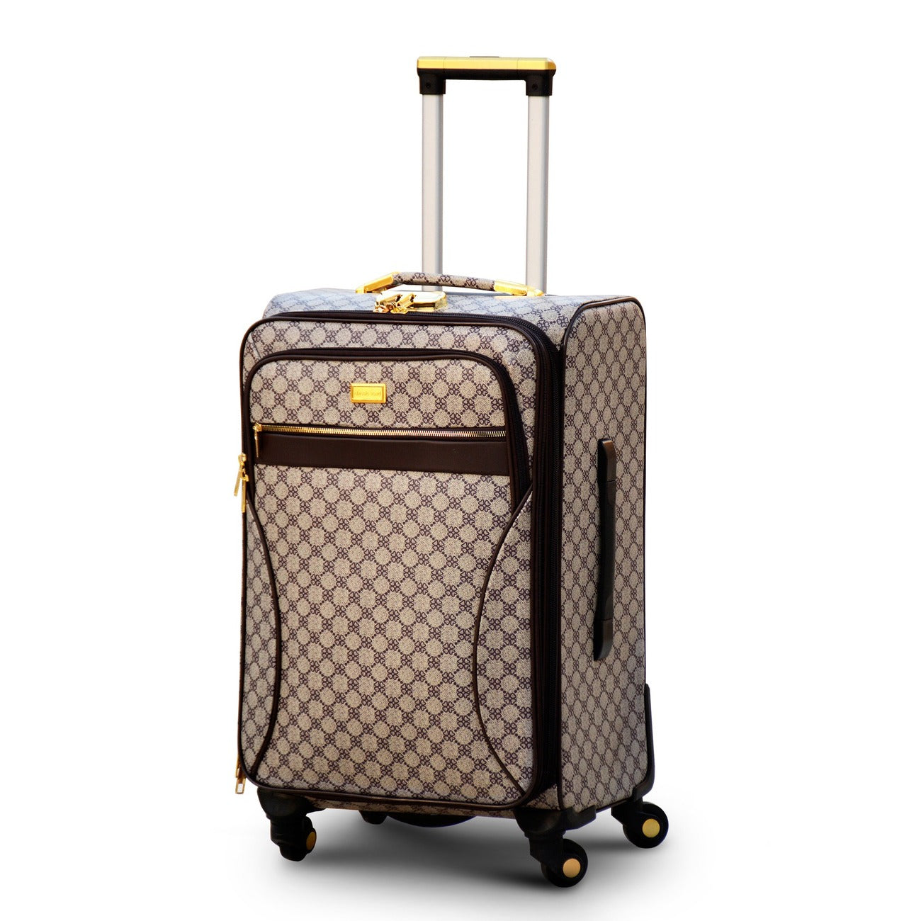 32 Inch VL PU Leather Luggage Lightweight Soft Material Trolley Bag with Spinner Wheel