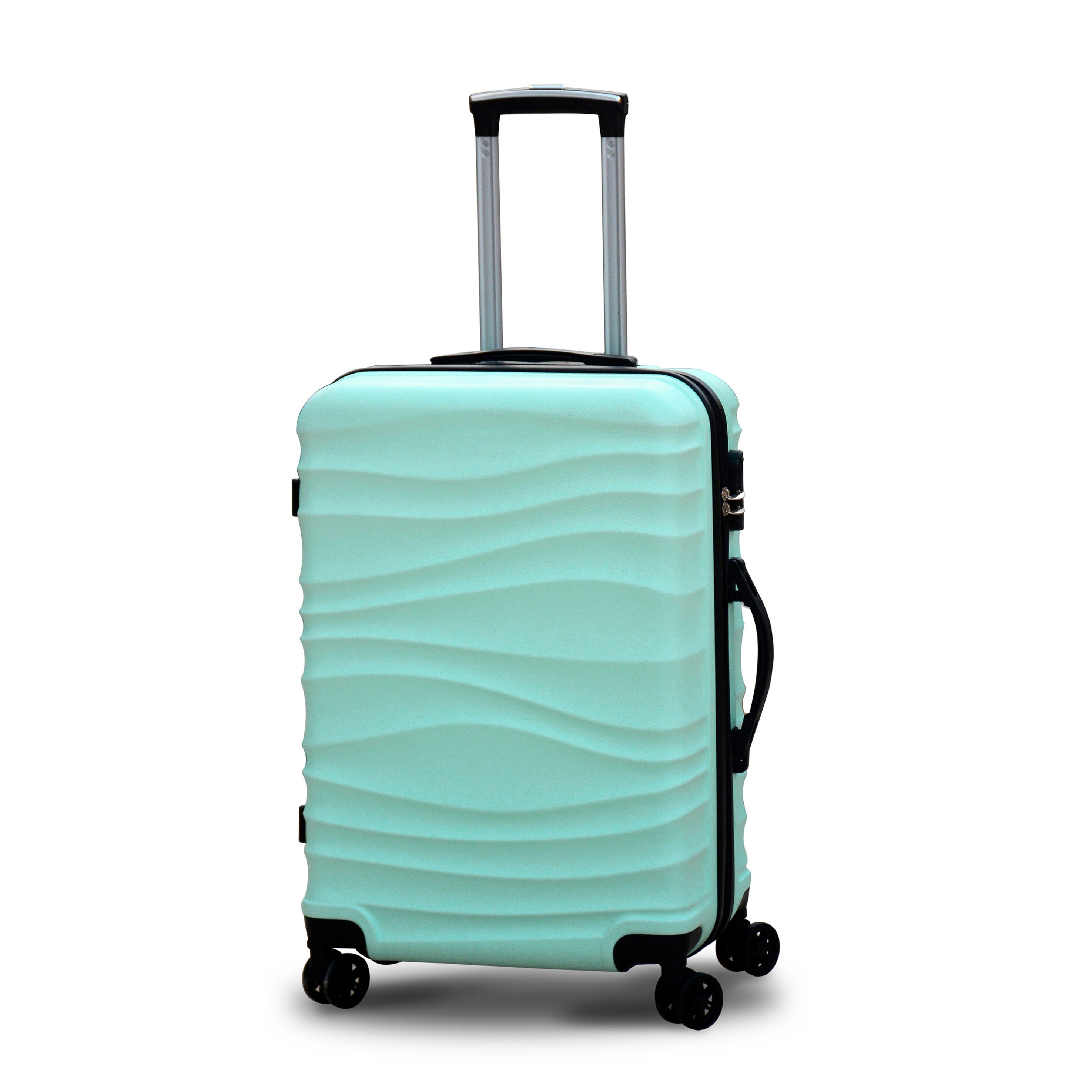 Ocean ABS Lightweight Luggage Bag with Double Spinner Wheel | 3 Piece Set 20, 24 and 28 Inch