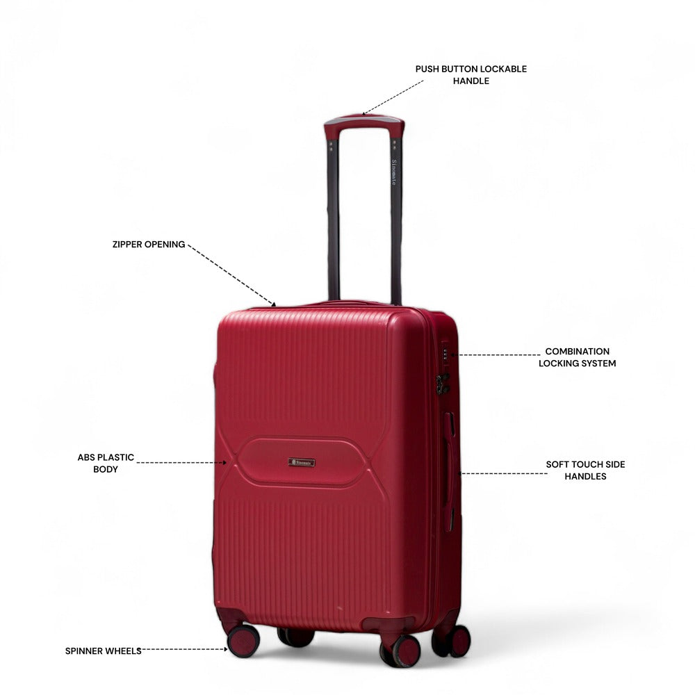 Buy 1 Get 1 Free | Medium Size 24" Lightweight ABS Luggage | Cabin Size Luggage FREE