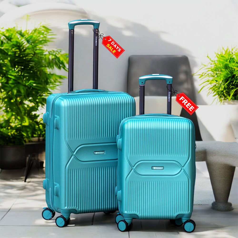 Buy 1 Get 1 Free | Medium Size 24" Lightweight ABS Luggage | Cabin Size Luggage FREE