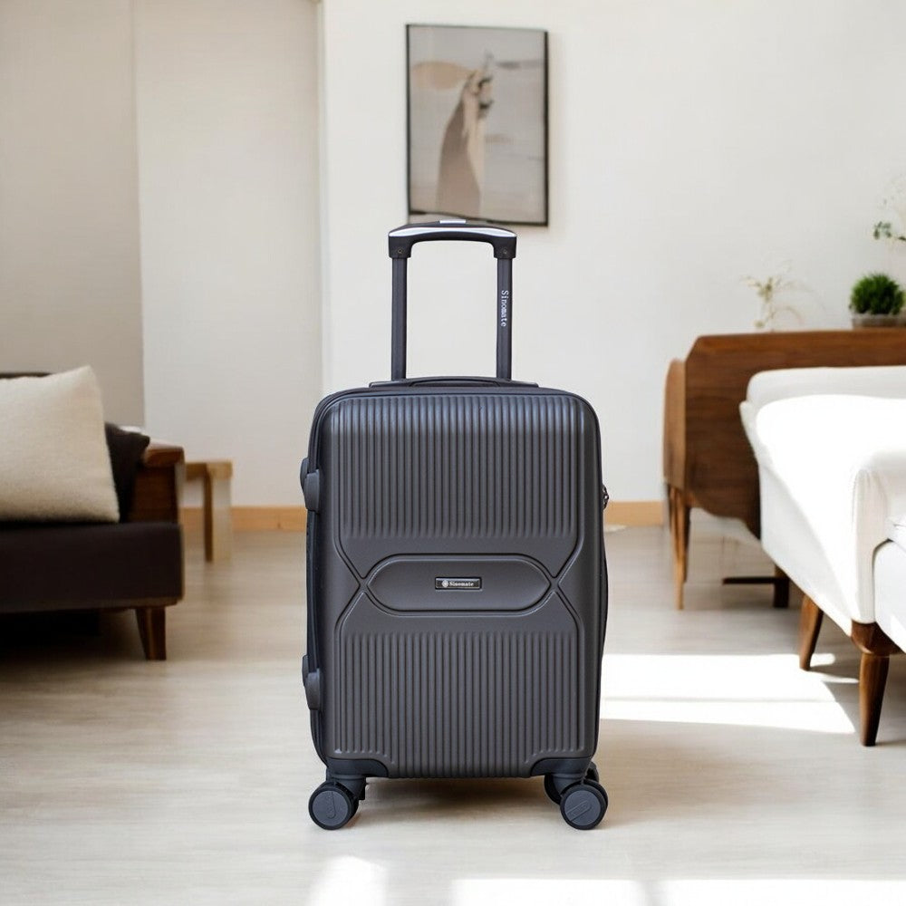 Sinomate Medium Size 24 inch 25 Kg Capacity Lightweight ABS Luggage | Cabin Size Luggage FREE