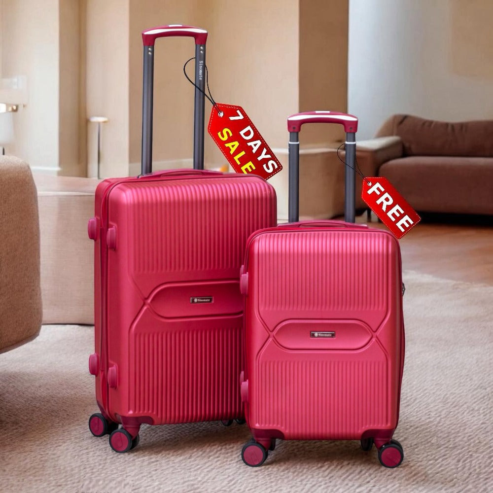 Buy 1 Get 1 Free | Medium Size 24" Lightweight ABS Luggage | Cabin Size Luggage FREE