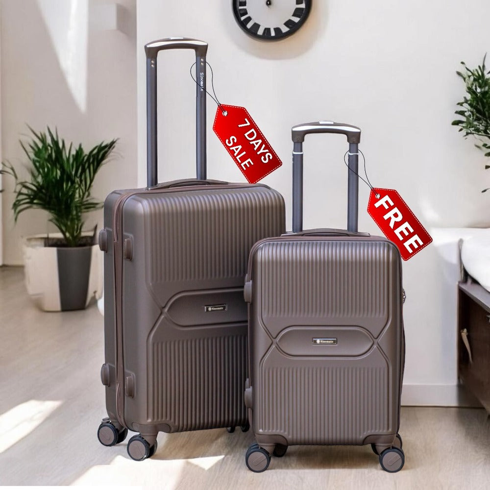 Buy 1 Get 1 Free | Medium Size 24" Lightweight ABS Luggage | Cabin Size Luggage FREE