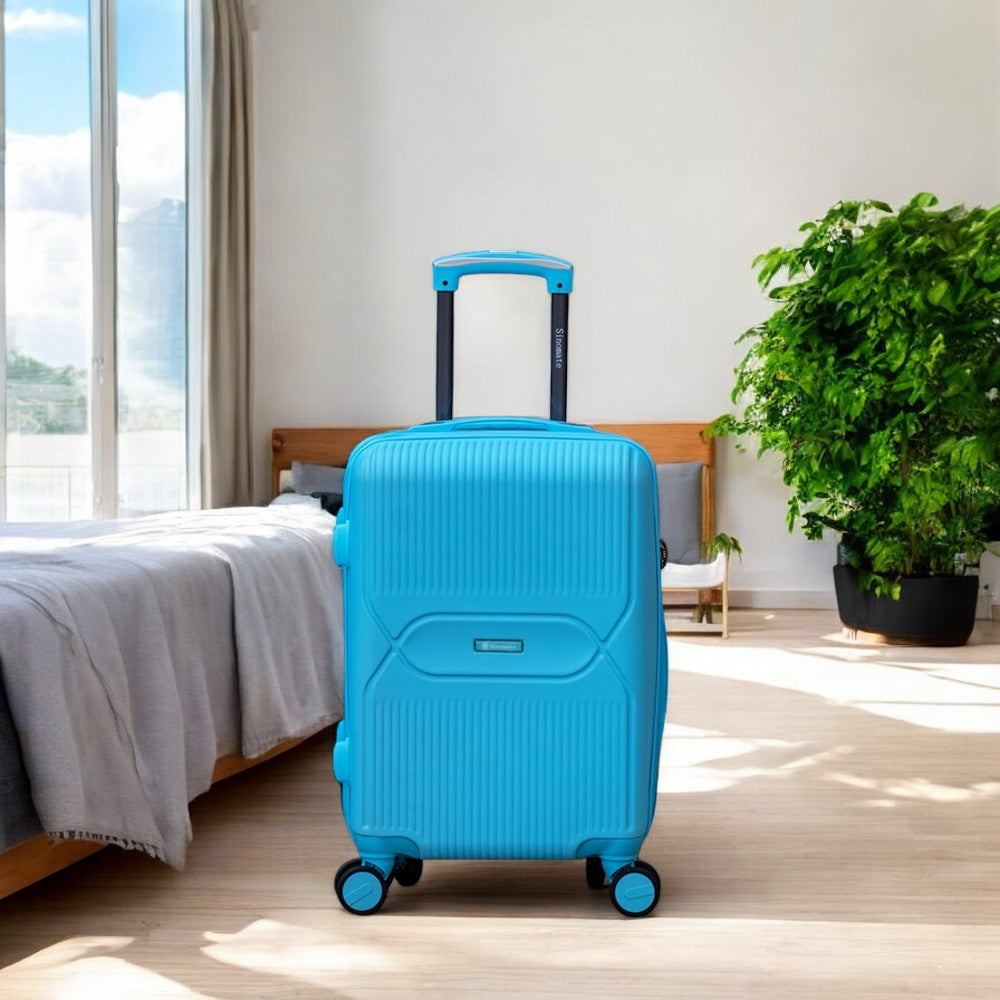 Sinomate Medium Size 24 inch 25 Kg Capacity Lightweight ABS Luggage | Cabin Size Luggage FREE