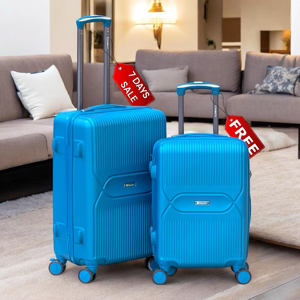 Buy 1 Get 1 Free | Medium Size 24" Lightweight ABS Luggage | Cabin Size Luggage FREE