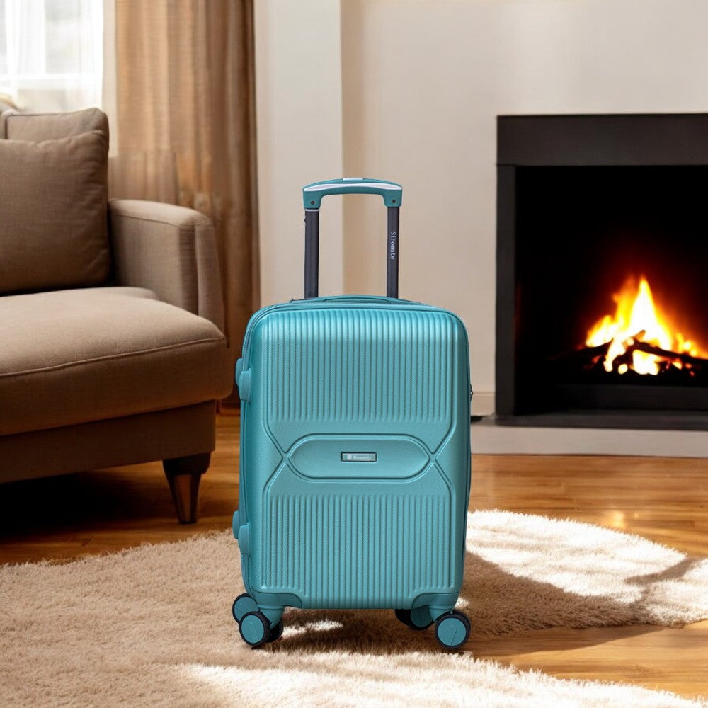 Sinomate Medium Size 24 inch 25 Kg Capacity Lightweight ABS Luggage | Cabin Size Luggage FREE