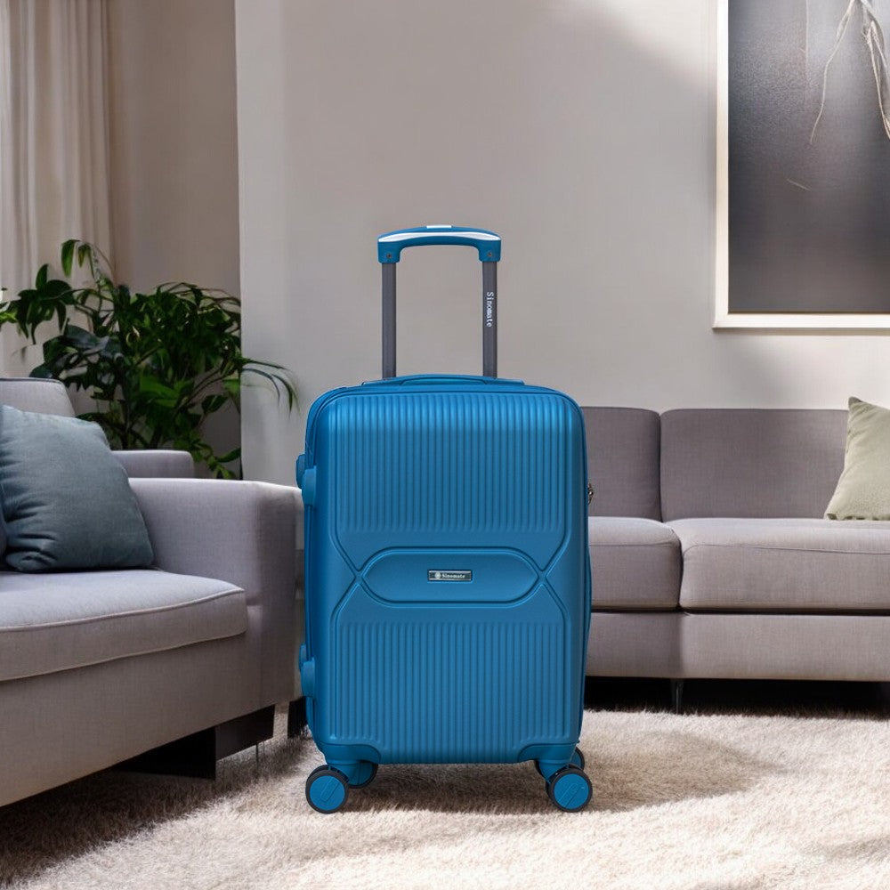 Sinomate Medium Size 24 inch 25 Kg Capacity Lightweight ABS Luggage | Cabin Size Luggage FREE