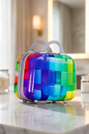 Skybird 3D Printed Beauty Case Lightweight Cosmetics Organizer Box