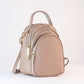 Forever Young Fashion 3 Zipper S Line Mini Backpack Cum Sling Bag For Women | Casual Travel Bag Zaappy