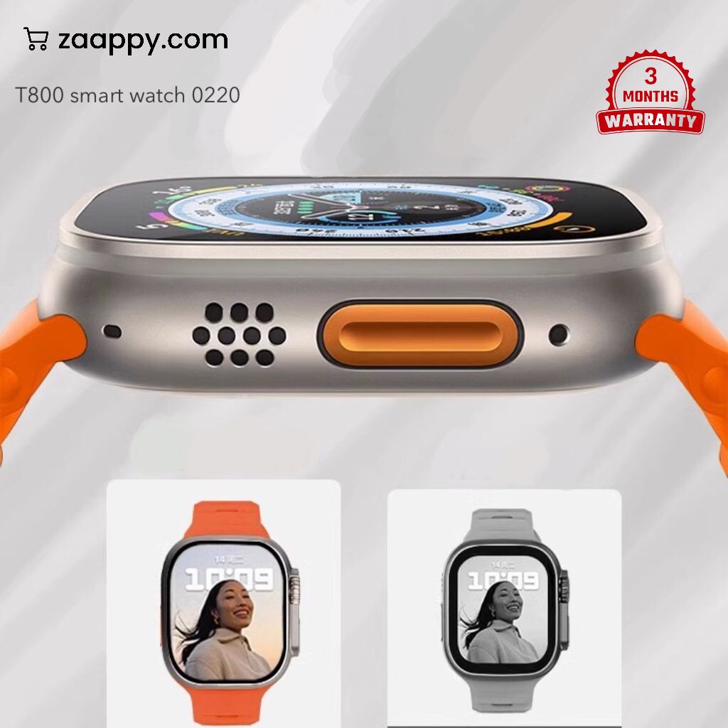 T800 Smart Watch With Wireless Charger | Buy 2 Get 1 Free Zaappy.com