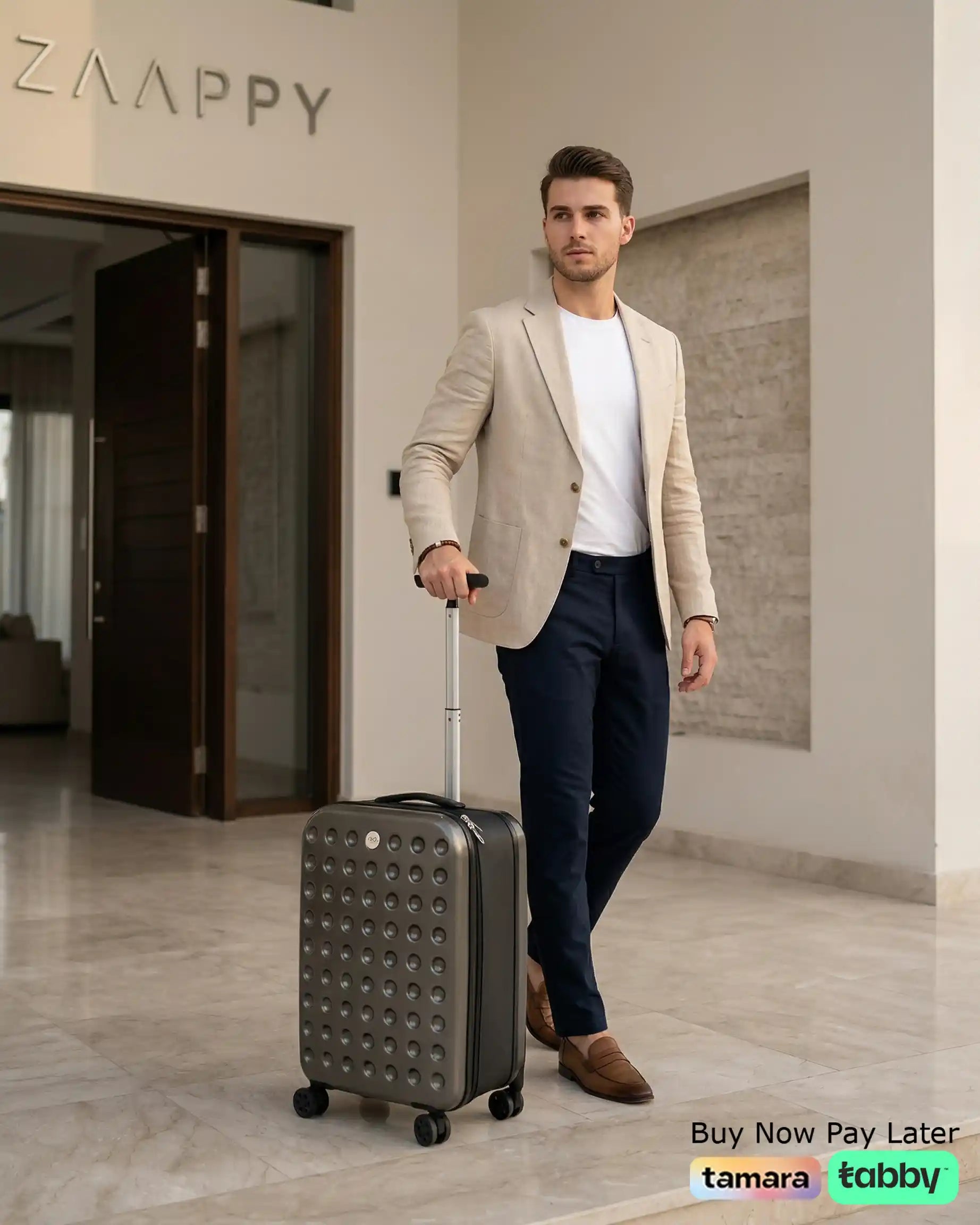 20 Inch Space Saving ABS Foldable Lightweight Carry On Luggage With Silent Spinner Wheels