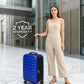 20 inch Space Saving foldable Lightweight ABS carry on Luggage with 2 Year warranty