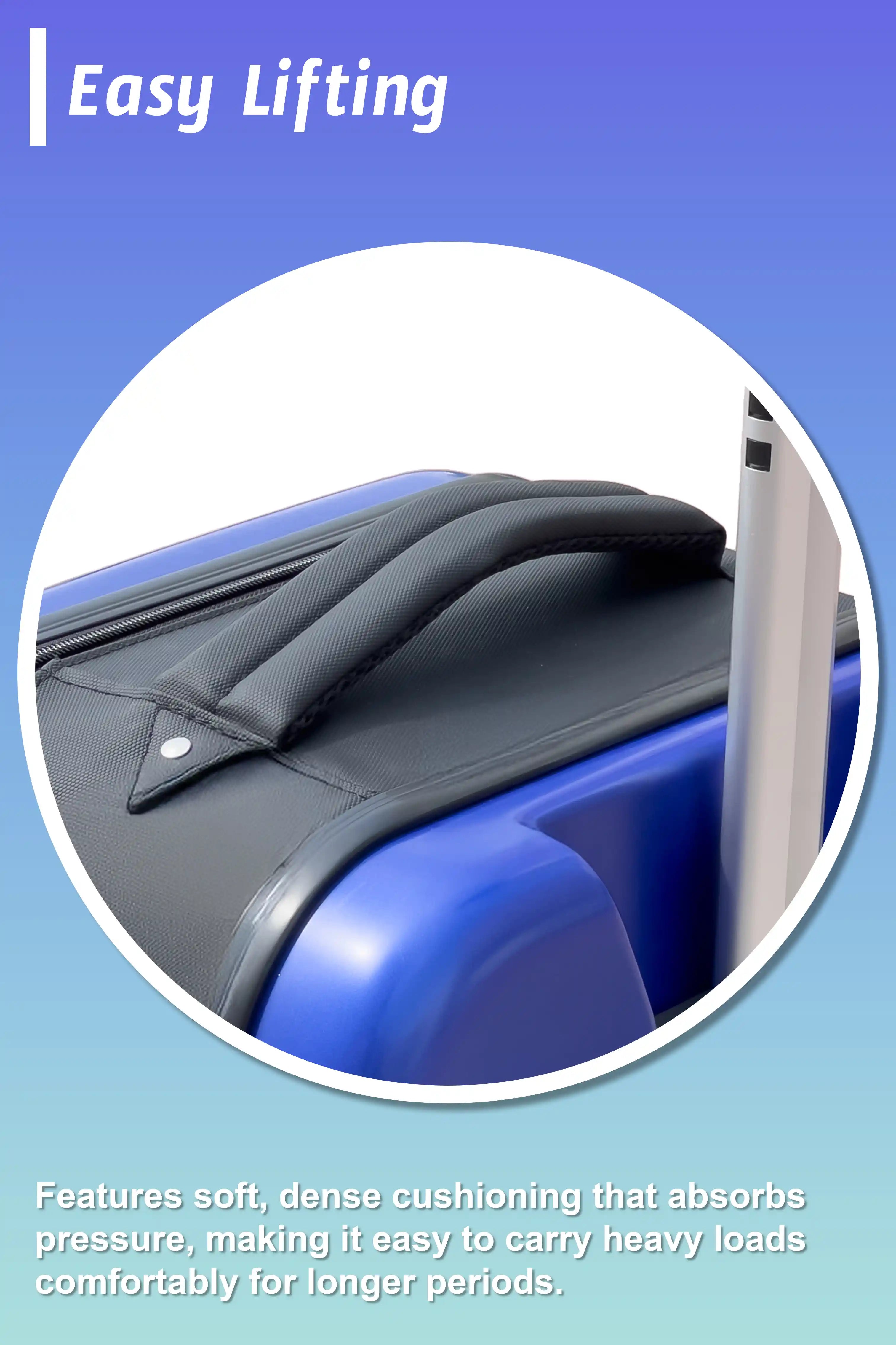 20 Inch Space Saving ABS Foldable Lightweight Carry On Luggage With Silent Spinner Wheels