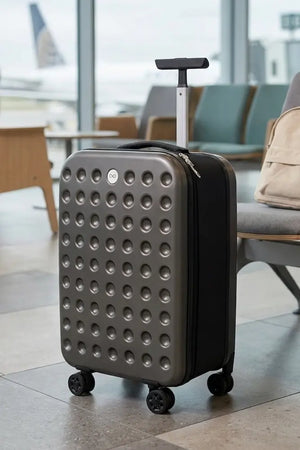 20 Inch Space Saving ABS Foldable Lightweight Carry On Luggage With Silent Spinner Wheels
