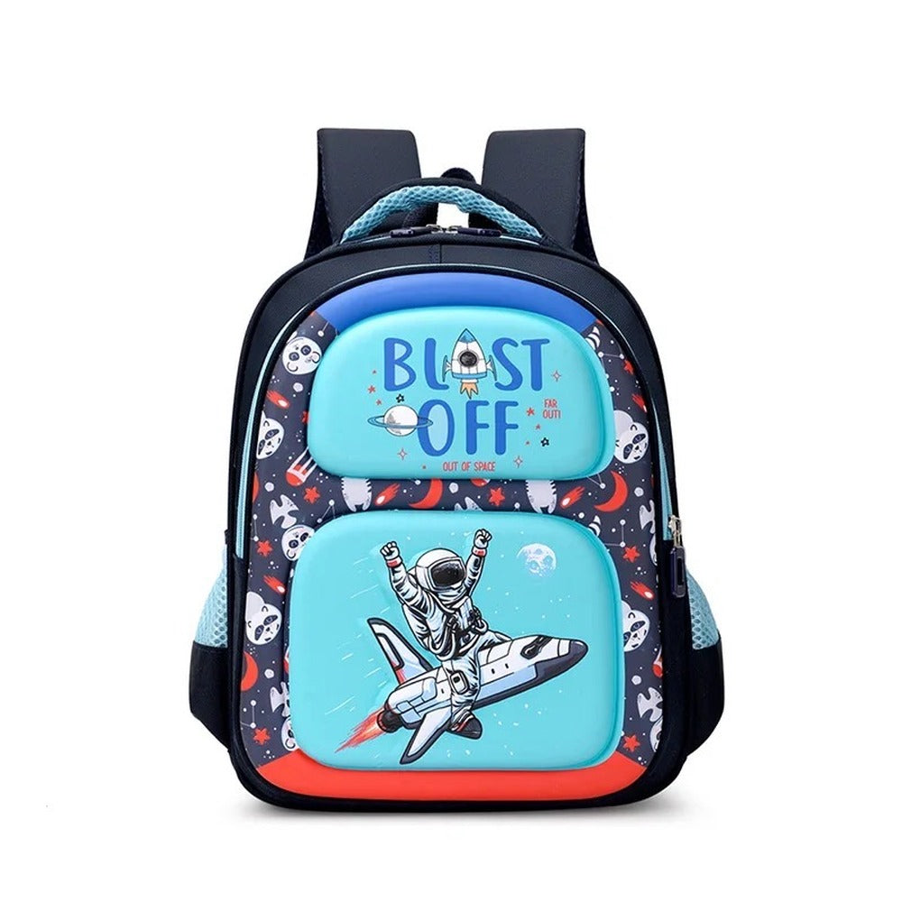 Printed Lightweight Kids School Bag | Spacecraft Printed Zaappy.com