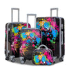 Printed Splash Paint 4 Pcs Set 7, 20, 24 and 28 Inches Travel Luggage Bag | Splash Paint Printed Suitcase