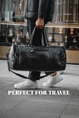 Story Teller Duffel Men Bag | Trendy Fashion Travel Bag