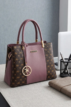 Stylish Tote Bag For Women | S Print C Plane Shoulder Bag with Free Smartwatch