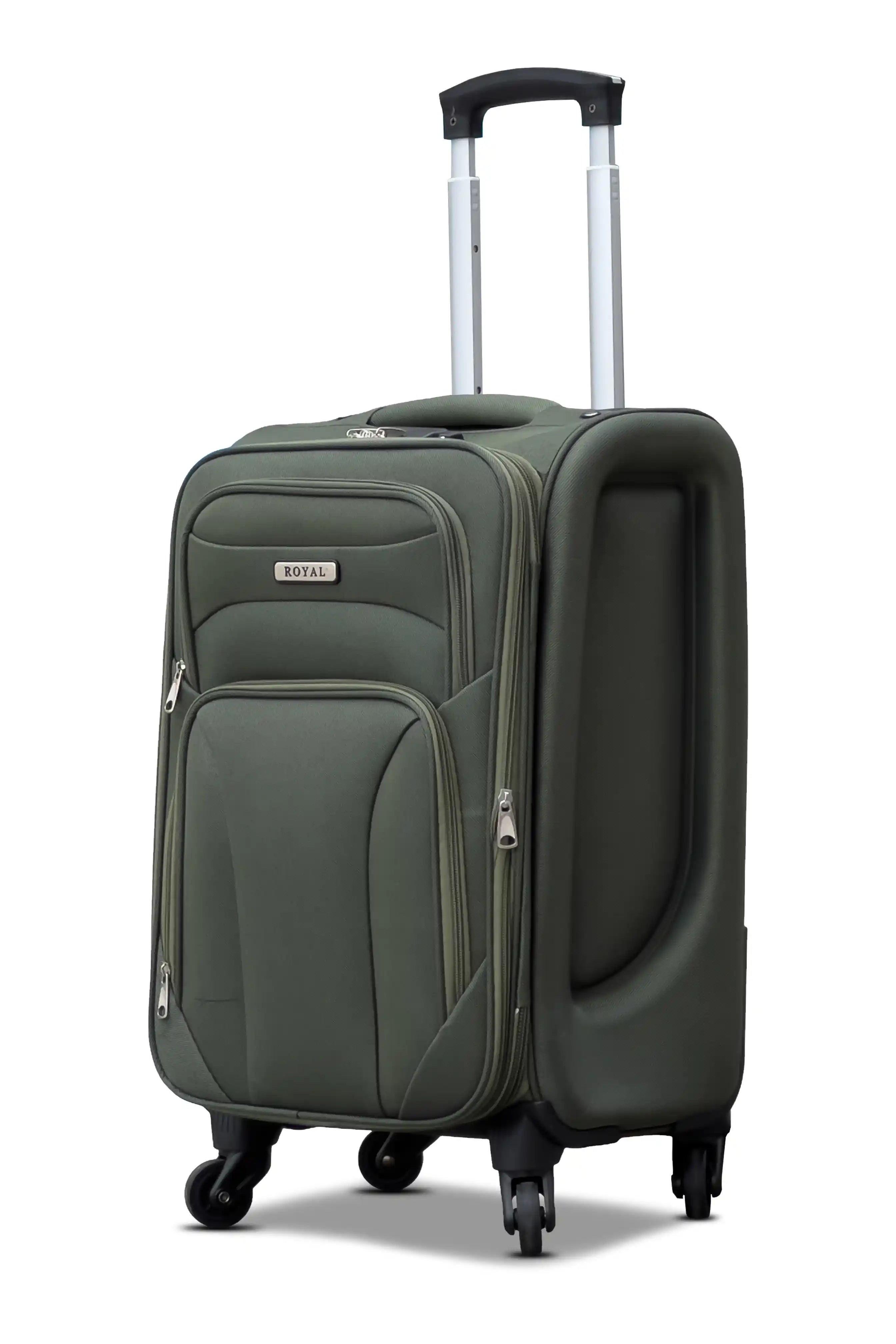 Swift Soft Shell Luggage Lightweight 4 Pcs Set (20/24/28/32 Inch) Expandable Suitcase With Combination Lock And Spinner Wheels