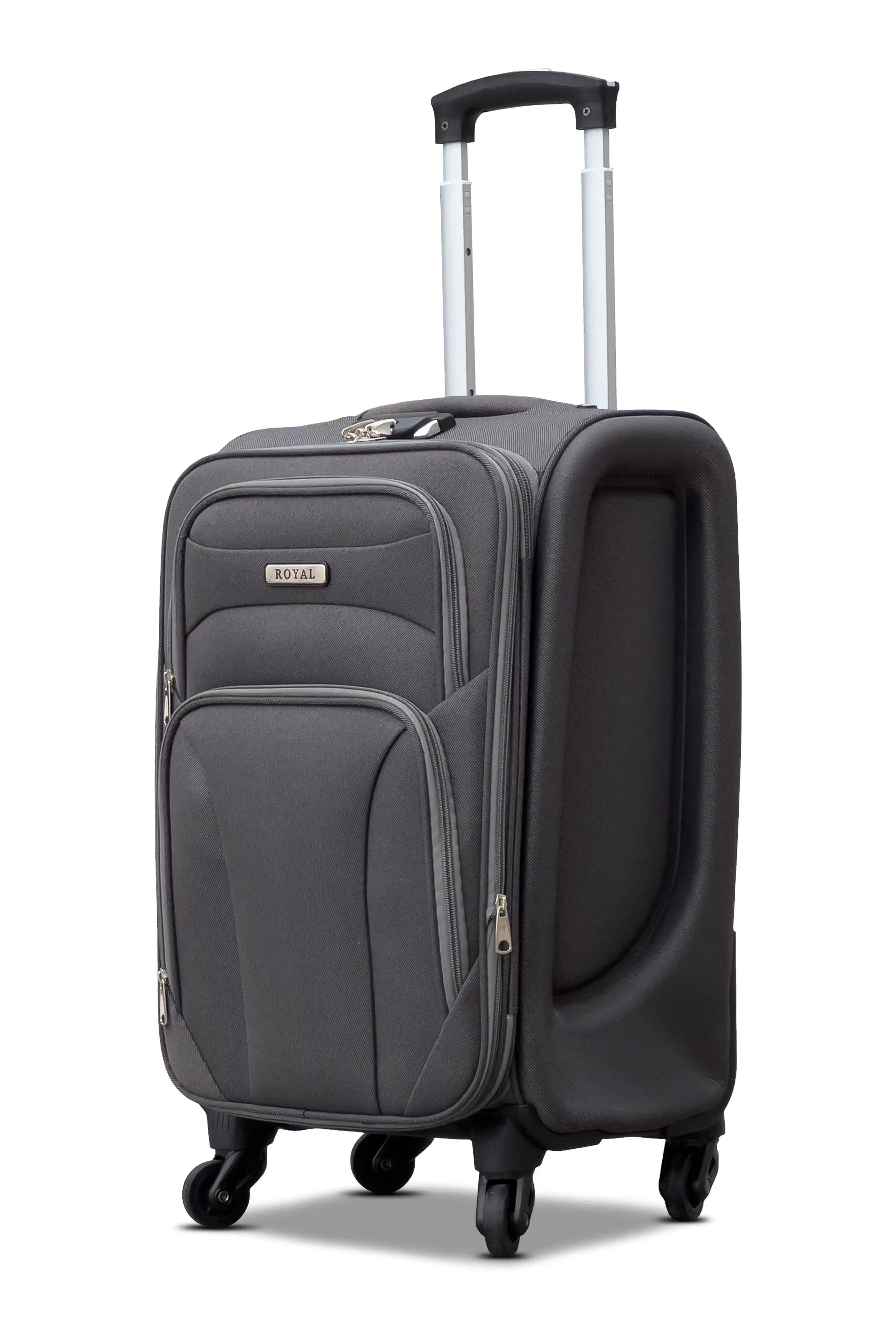 Swift Soft Shell Luggage Lightweight 4 Pcs Set (20/24/28/32 Inch) Expandable Suitcase With Combination Lock And Spinner Wheels