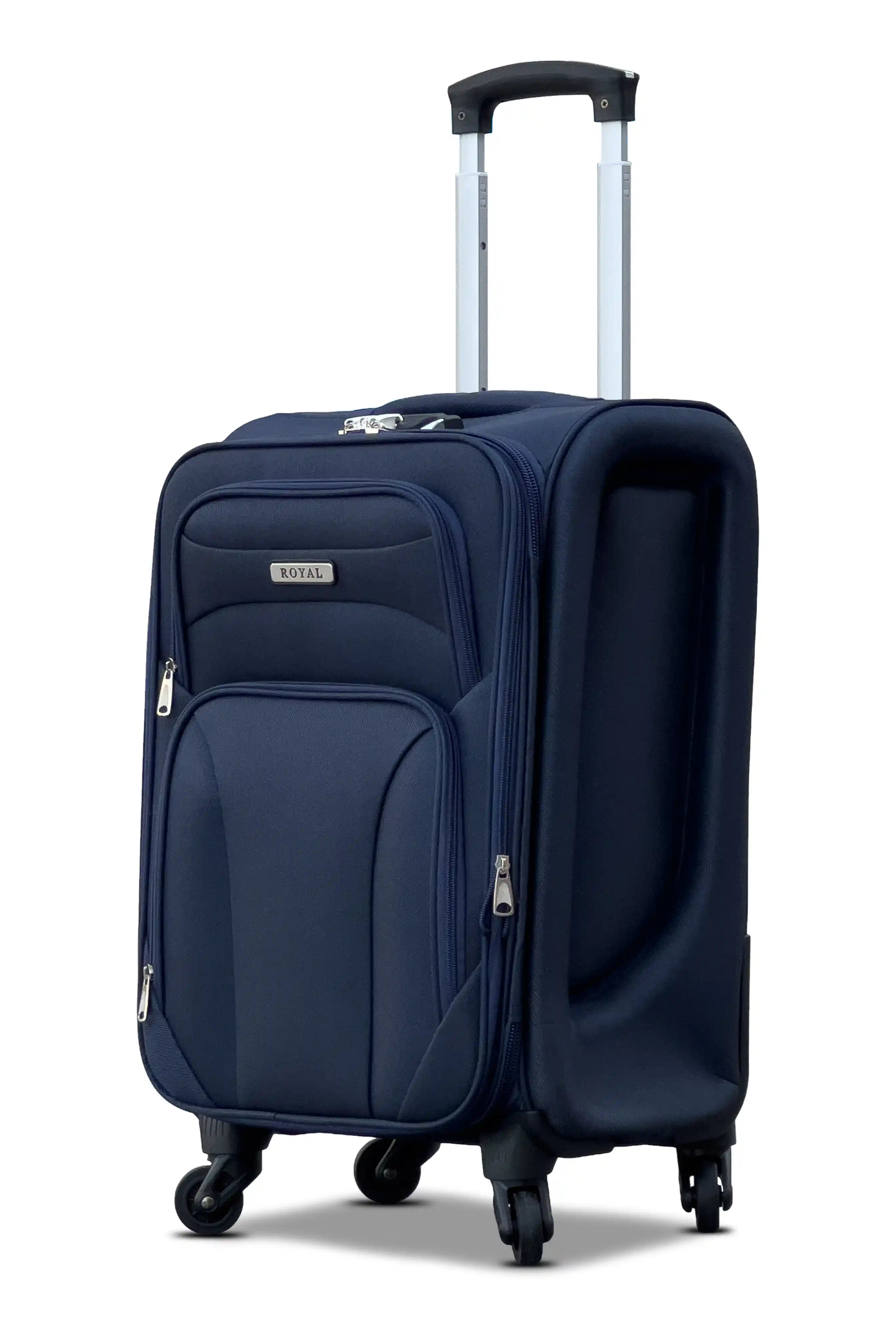 Swift Soft Shell Luggage Lightweight 4 Pcs Set (20/24/28/32 Inch) Expandable Suitcase With Combination Lock And Spinner Wheels