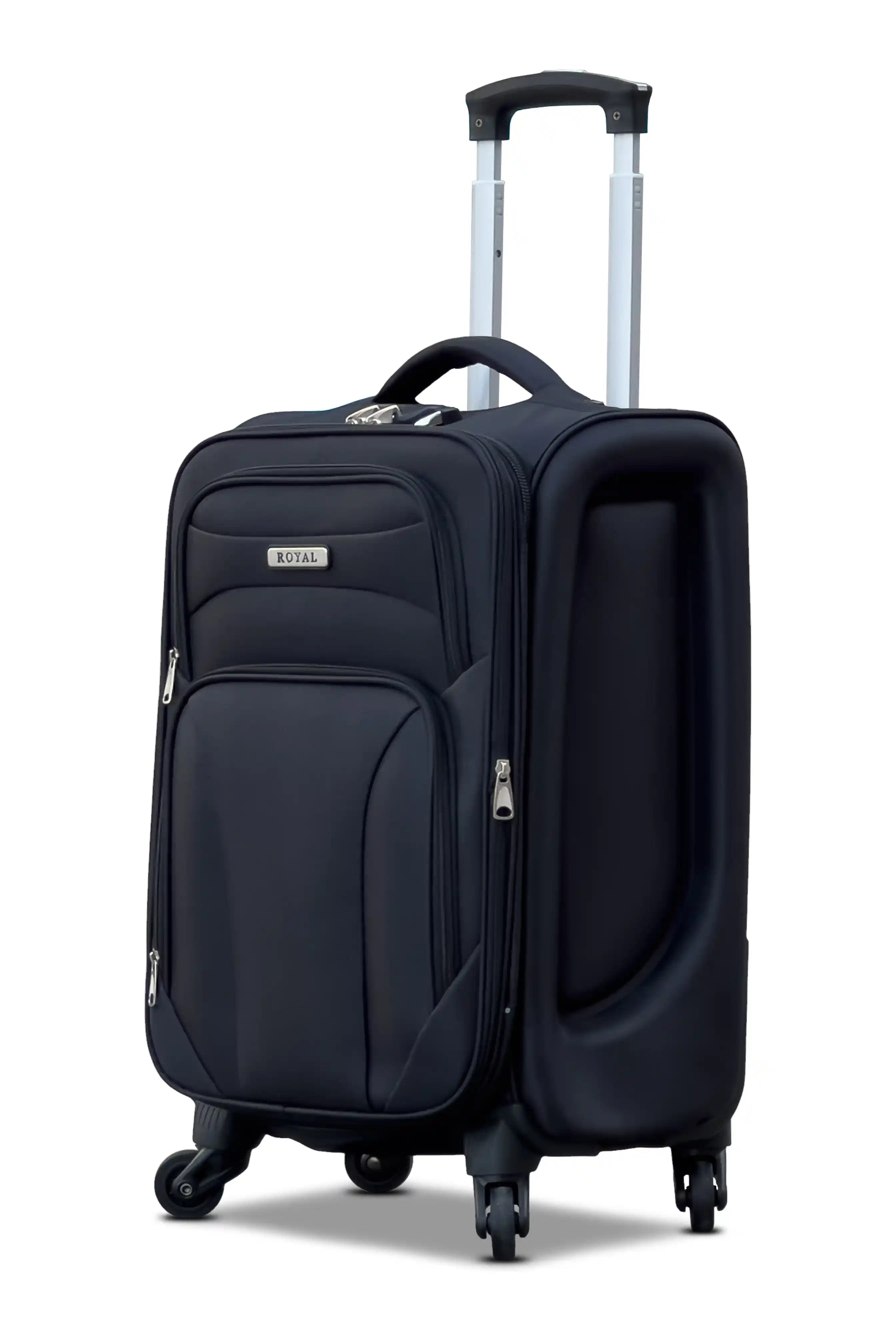Swift Soft Shell Luggage Lightweight 4 Pcs Set (20/24/28/32 Inch) Expandable Suitcase With Combination Lock And Spinner Wheels