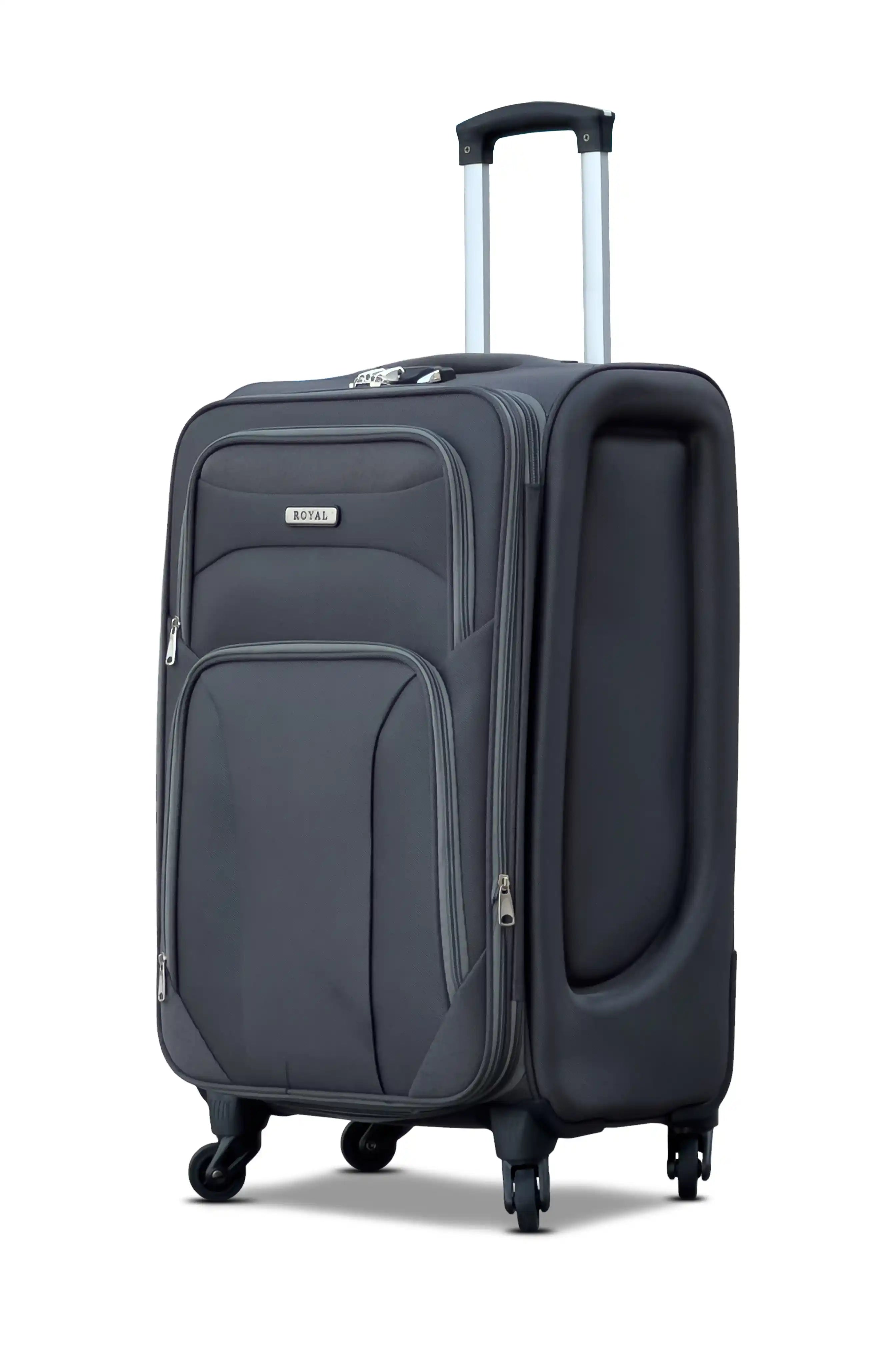 Swift Soft Shell Luggage Lightweight 4 Pcs Set (20/24/28/32 Inch) Expandable Suitcase With Combination Lock And Spinner Wheels