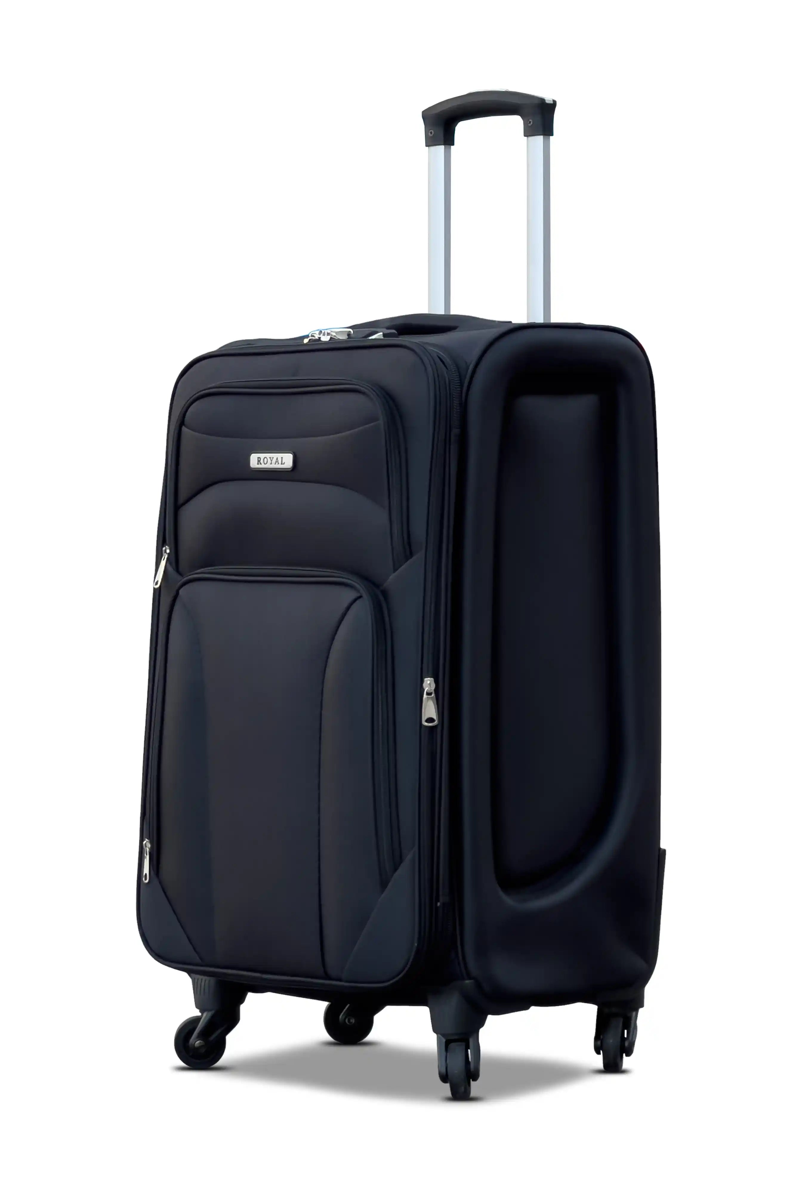 Swift Soft Shell Luggage Lightweight 4 Pcs Set (20/24/28/32 Inch) Expandable Suitcase With Combination Lock And Spinner Wheels