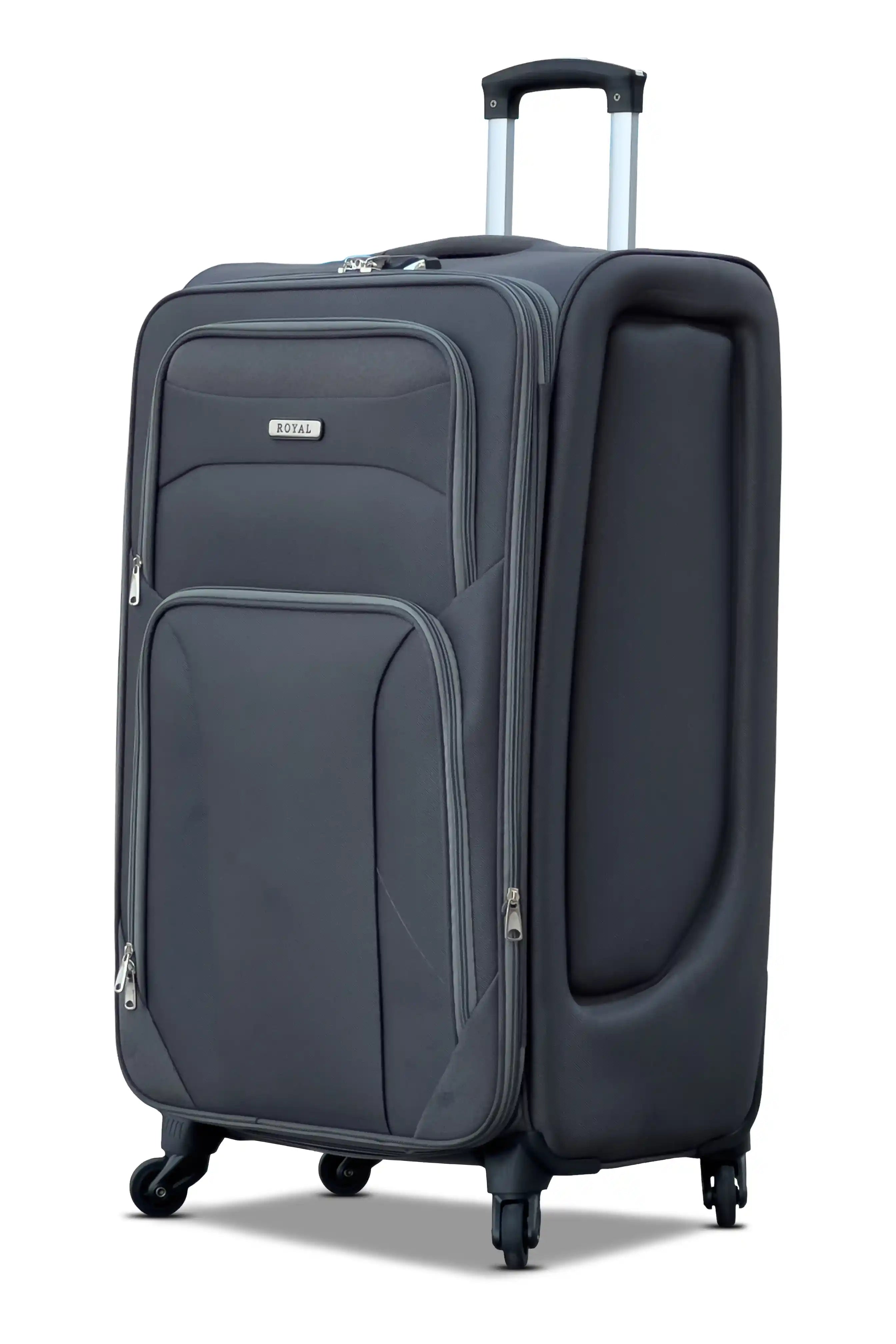 Swift Soft Shell Luggage Lightweight 4 Pcs Set (20/24/28/32 Inch) Expandable Suitcase With Combination Lock And Spinner Wheels