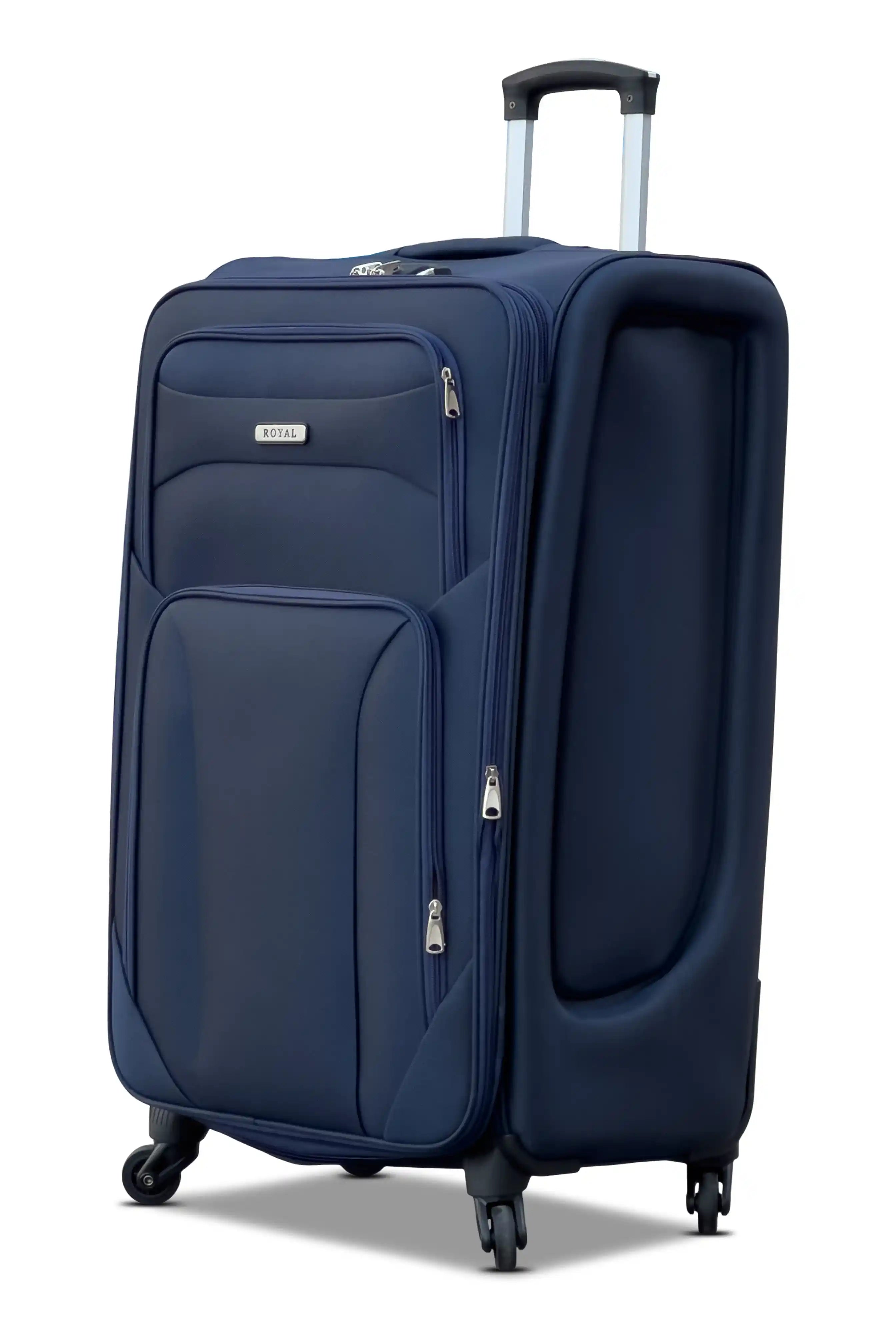 Swift Soft Shell Luggage Lightweight 4 Pcs Set (20/24/28/32 Inch) Expandable Suitcase With Combination Lock And Spinner Wheels