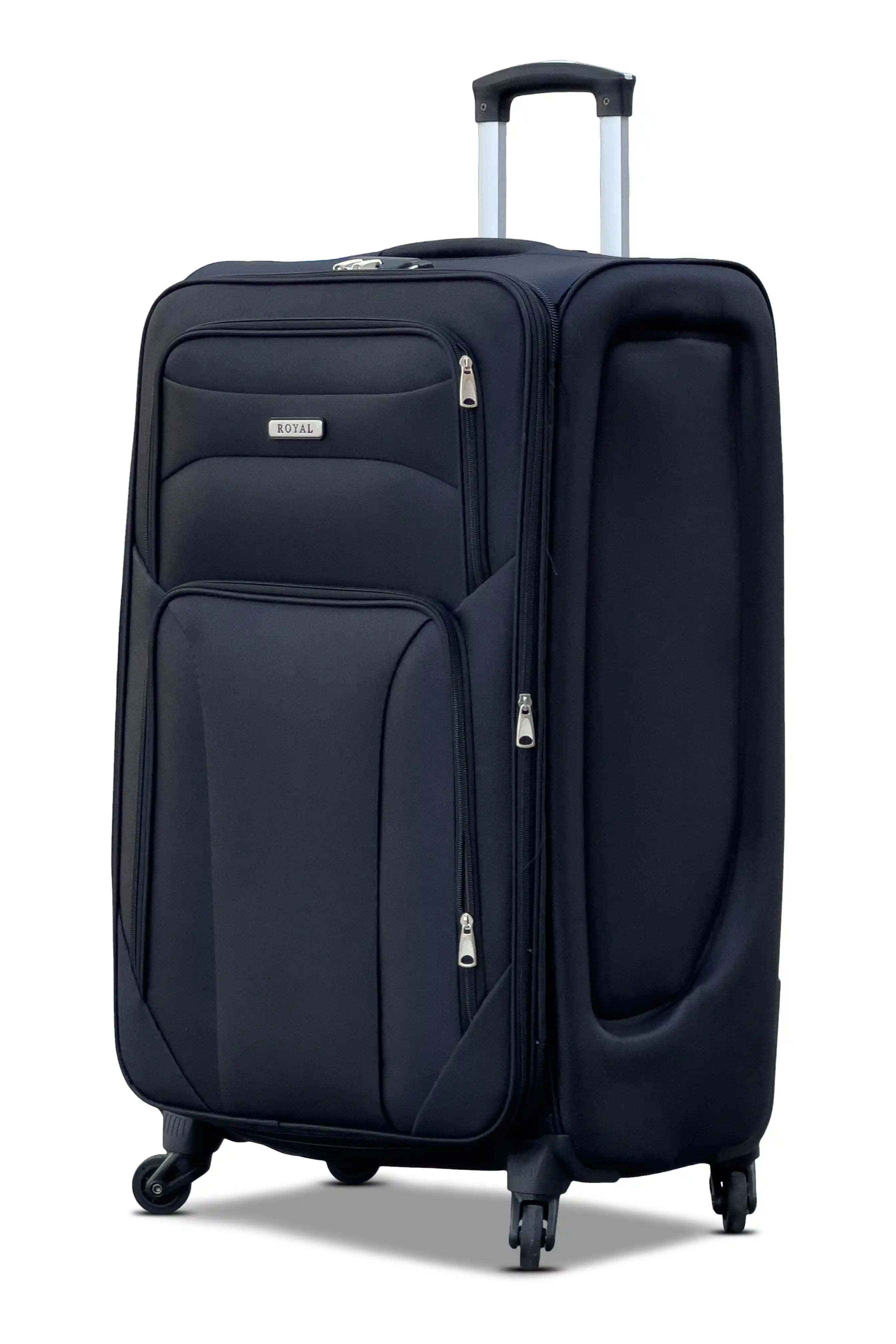 Swift Soft Shell Luggage Lightweight 4 Pcs Set (20/24/28/32 Inch) Expandable Suitcase With Combination Lock And Spinner Wheels