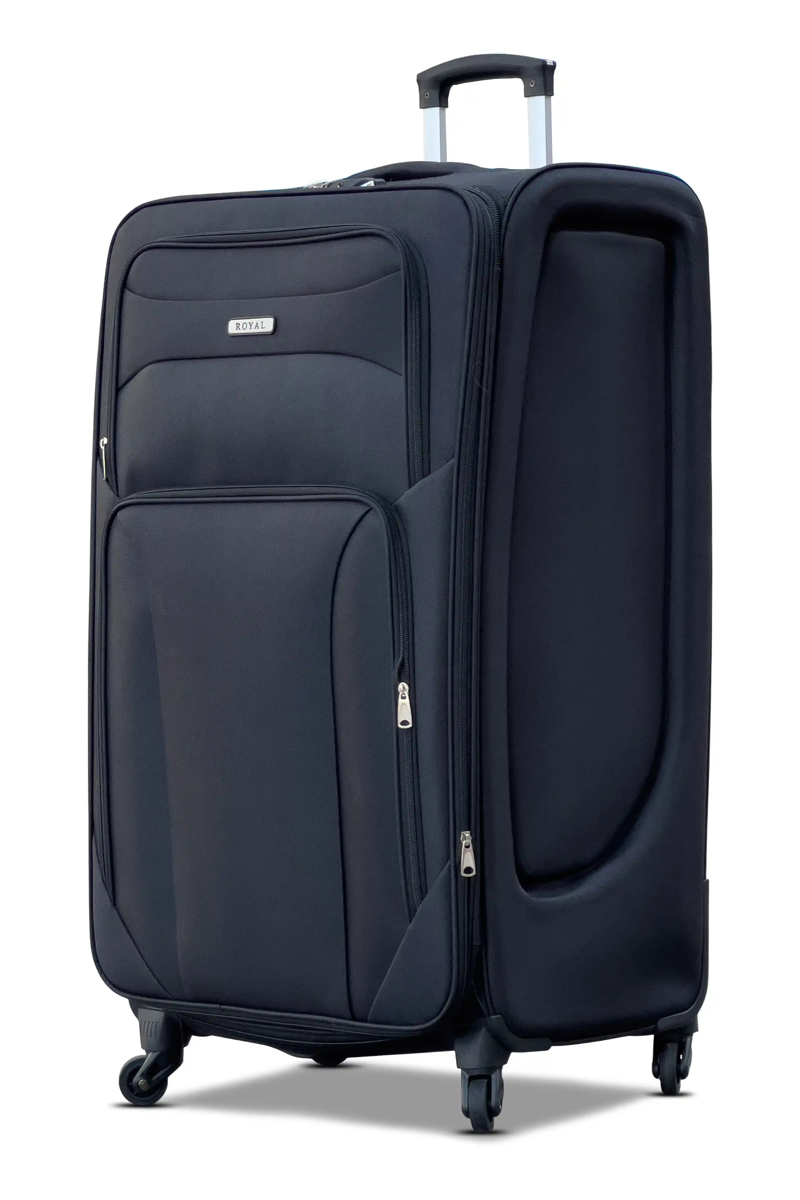 Swift Soft Shell Luggage Lightweight 4 Pcs Set (20/24/28/32 Inch) Expandable Suitcase With Combination Lock And Spinner Wheels