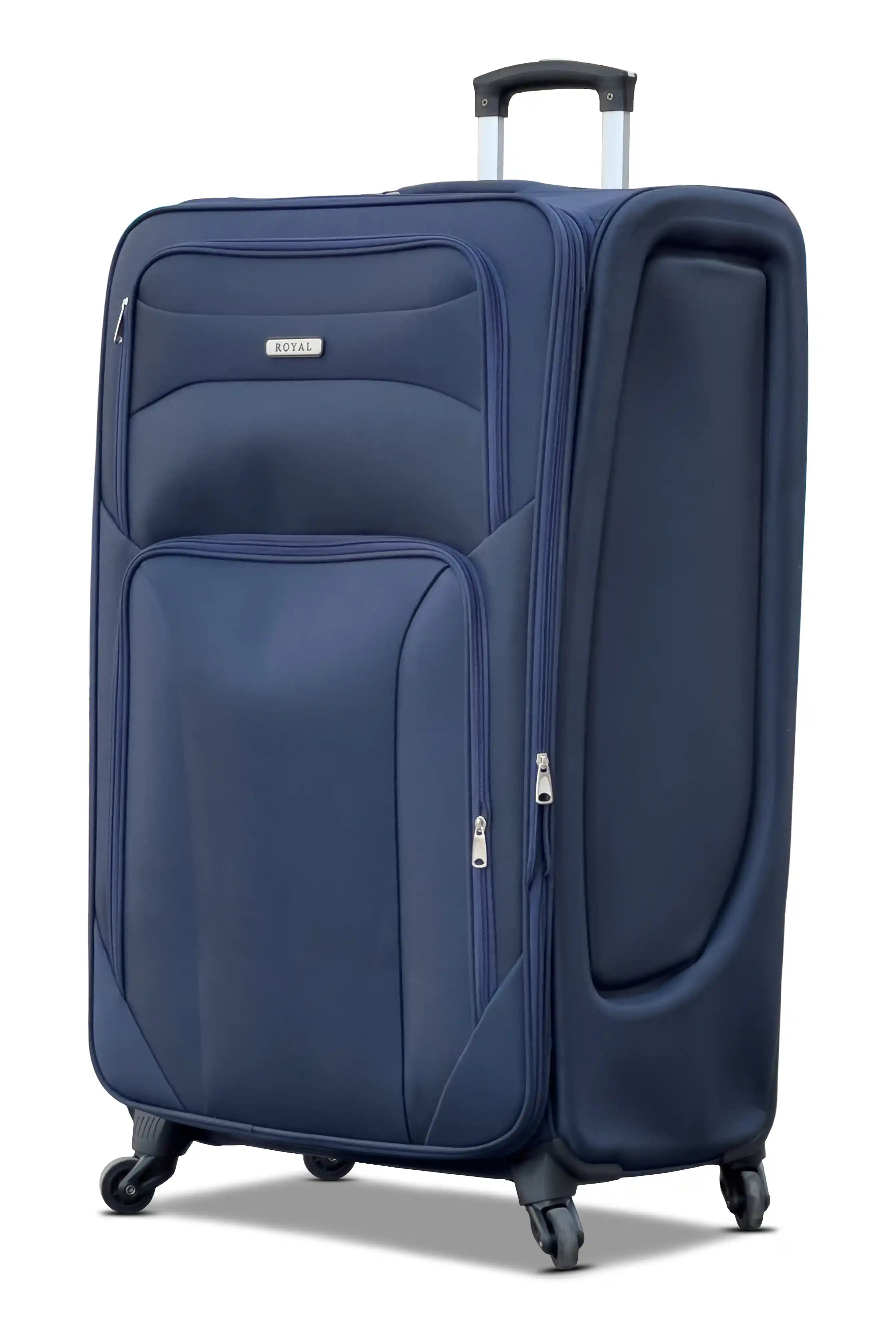 Swift Soft Shell Luggage Lightweight 4 Pcs Set (20/24/28/32 Inch) Expandable Suitcase With Combination Lock And Spinner Wheels