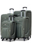 Swift Soft Shell Luggage Lightweight 4 Pcs Set (20/24/28/32 Inch) Expandable Suitcase With Combination Lock And Spinner Wheels