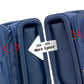 Swift Four Wheel Material Expandable Lightweight 4 Pcs Set (20/24/28/32 Inch) Soft Shell Luggage Bag With Combination Lock And Telescopic Handle