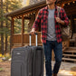 Swift Four Wheel Material Expandable Lightweight 28 Inch Soft Shell Luggage Bag  with elegant look