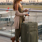 Swift Four Wheel Material Expandable Lightweight 32 Inch Soft Shell Luggage Bag  with elegant look