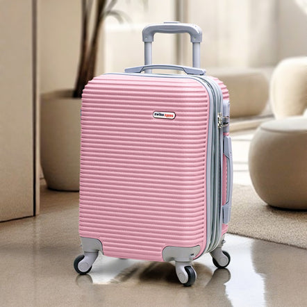 Swiss Class 18 Inch Lightweight Carry-On Luggage | Expandable ABS Spinner Wheels, Fits Under Seat