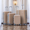 Swiss Class Line ABS | Lightweight Expandable Luggage Bag with Spinner Wheels | 4 Piece Set 20, 24, 28, 32 Inches