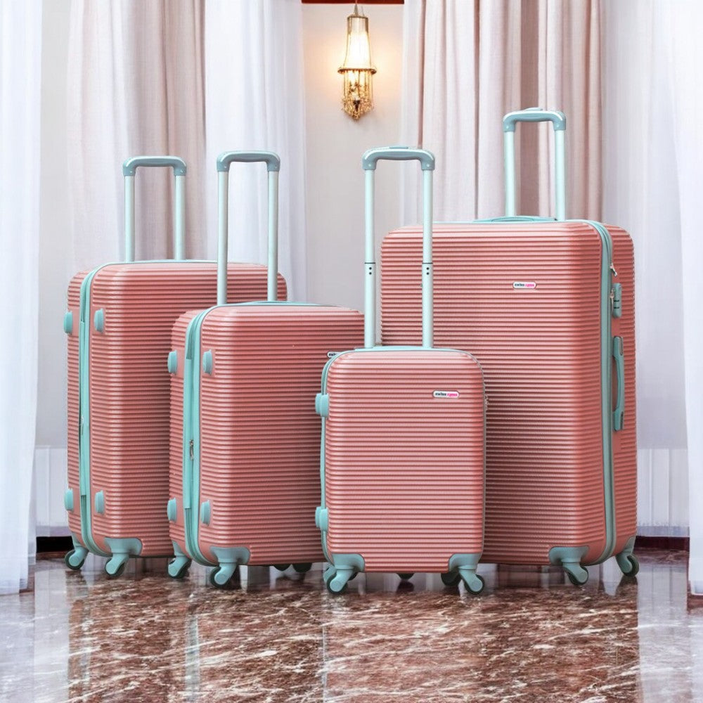 Swiss Class Line ABS | Lightweight Expandable Luggage Bag with Spinner Wheels Set | 4 Piece Set 20, 24, 28, 32 Inches