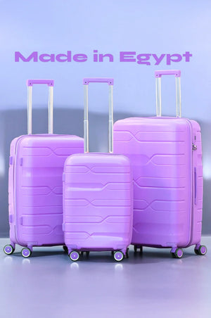 Swiss Class Unbreakable PP Luggage Bags with Double Spinner Wheels | 20, 24, 28 Inches