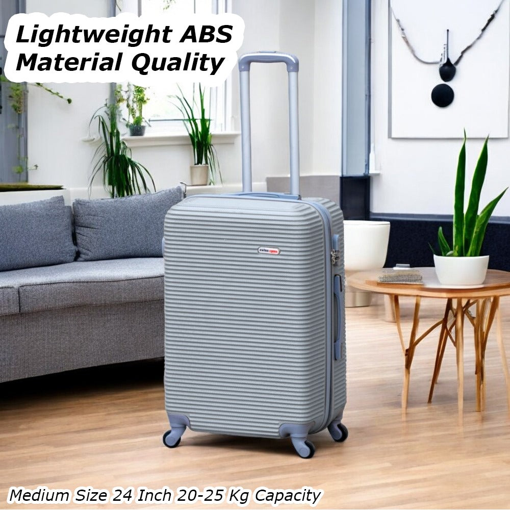 Swiss Class Line ABS Lightweight Expandable Luggage with Spinner Wheels | 20, 24 and 28 Inches