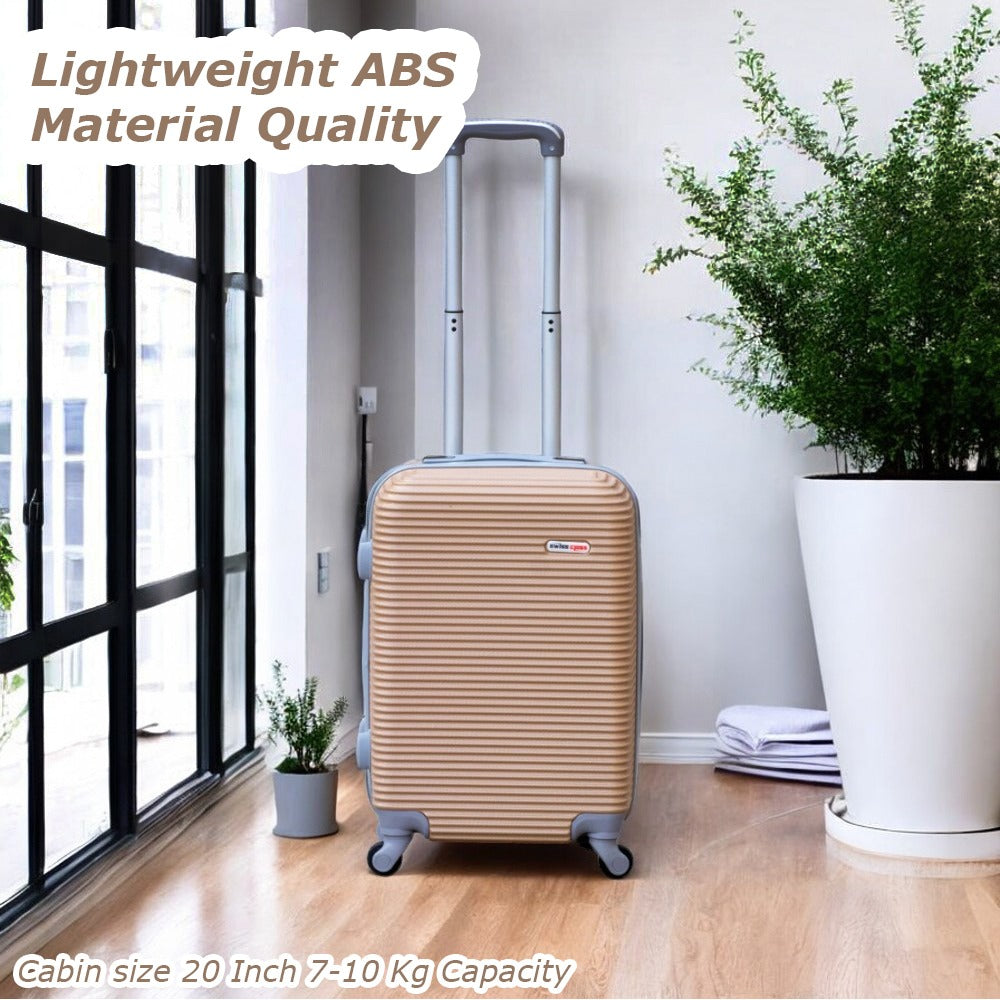 Swiss Class Line ABS Lightweight Expandable Luggage with Spinner Wheels | 20, 24 and 28 Inches